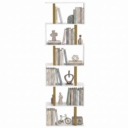 HOMCOM standing units free bookshelves industrial case bedroom Additional View 15