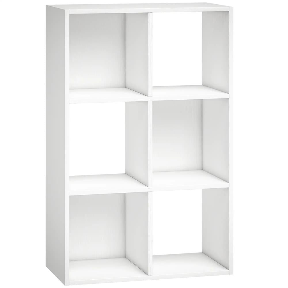 HOMCOM Industrial Style Storage Shelf, Bookcase, Bookshelf with 6 Compartments, for Living Room, Home Study Additional View 22