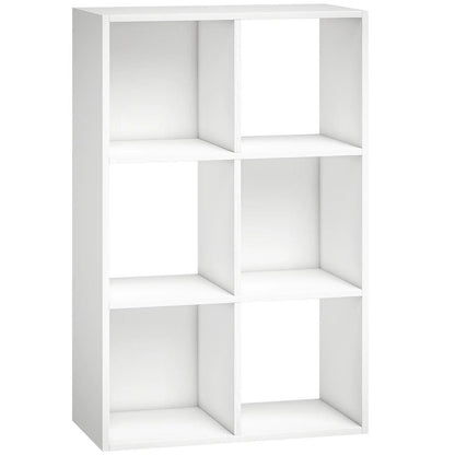 HOMCOM Industrial Style Storage Shelf, Bookcase, Bookshelf with 6 Compartments, for Living Room, Home Study Additional View 22