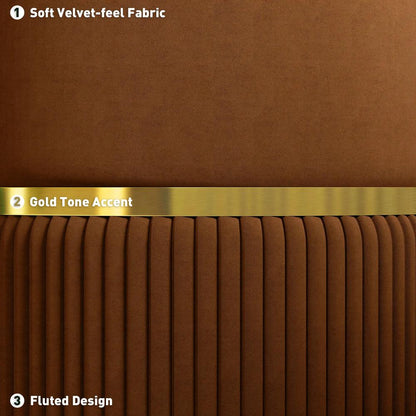 HOMCOM Velvet-Feel Storage Ottoman Additional View 27
