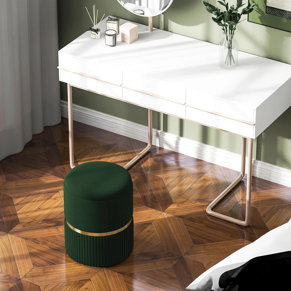 HOMCOM Velvet-Feel Storage Ottoman Additional View 41