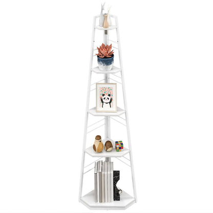 HOMCOM Five-Tier Corner Shelf Additional View 11