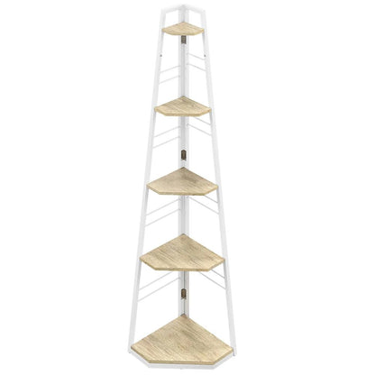 HOMCOM Five-Tier Corner Shelf Additional View 12