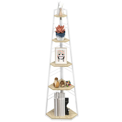 HOMCOM Five-Tier Corner Shelf Additional View 22