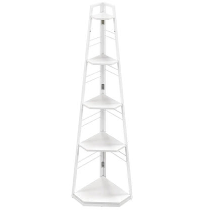HOMCOM Five-Tier Corner Shelf