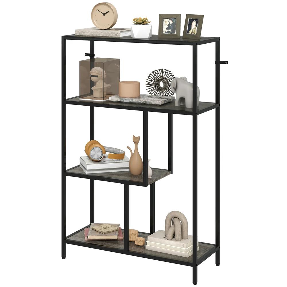 HOMCOM 4-Tier Bookshelf with Open Shelves Additional View 11