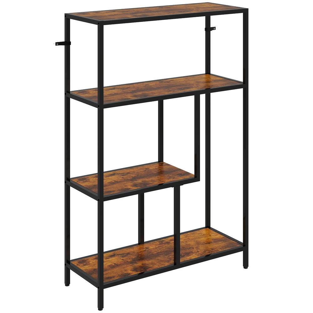 HOMCOM 4-Tier Bookshelf with Open Shelves Additional View 12