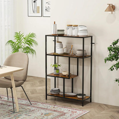 HOMCOM 4-Tier Bookshelf with Open Shelves Additional View 17