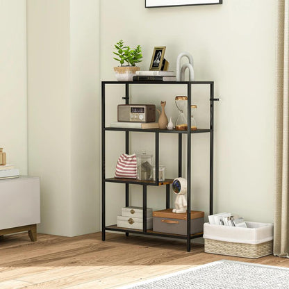 HOMCOM 4-Tier Bookshelf with Open Shelves Additional View 18