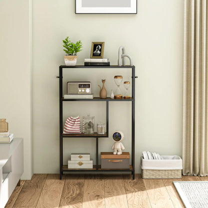 HOMCOM 4-Tier Bookshelf with Open Shelves Additional View 19