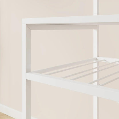 HOMCOM Freestanding Shelving Unit, Industrial Storage Shelf with 6 Hooks and Wine Rack for Living Room, Home Office Additional View 11
