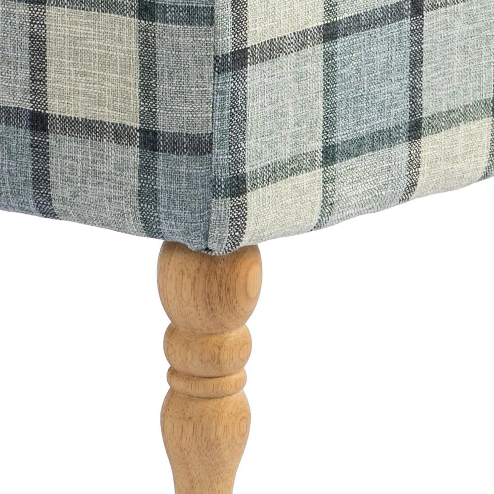 HOMCOM Linen Fabric Upholstered Footstool, Rectangular Storage Stool with Removable Top, Padded Seat and Hidden Space Additional View 24