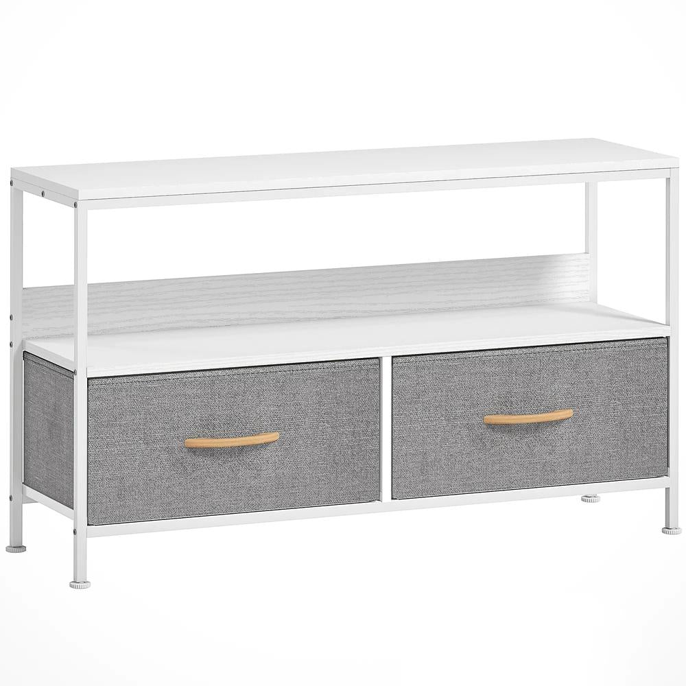 HOMCOM TV Stand Cabinet with 2 Foldable Drawers Additional View 32