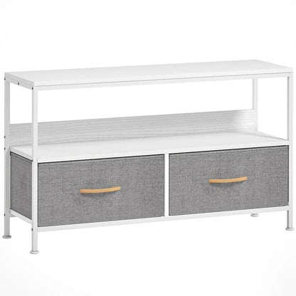 HOMCOM TV Stand Cabinet with 2 Foldable Drawers Additional View 32