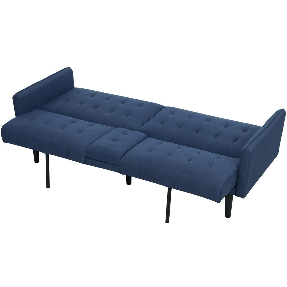 HOMCOM Three-Seater Sofa Bed, with Cupholders Additional View 11