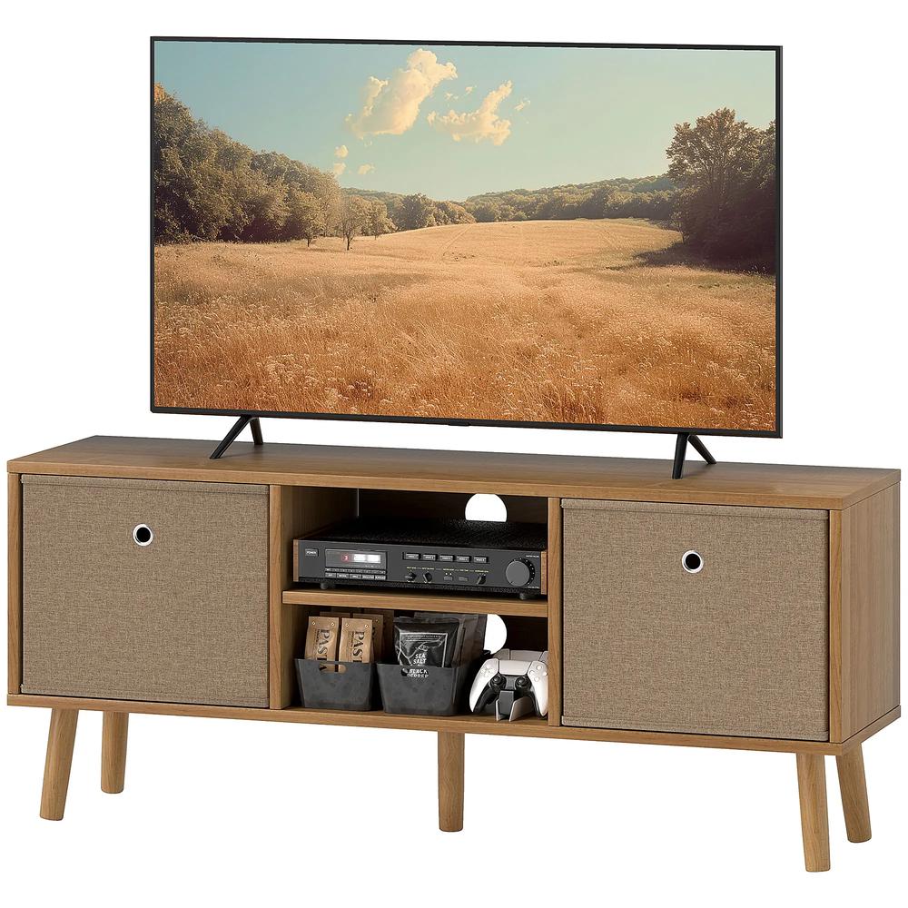 HOMCOM TV Cabinet Stand Unit for TVs up to 50'' with Foldable Drawers, Entertainment Centre for Living Room Additional View 11