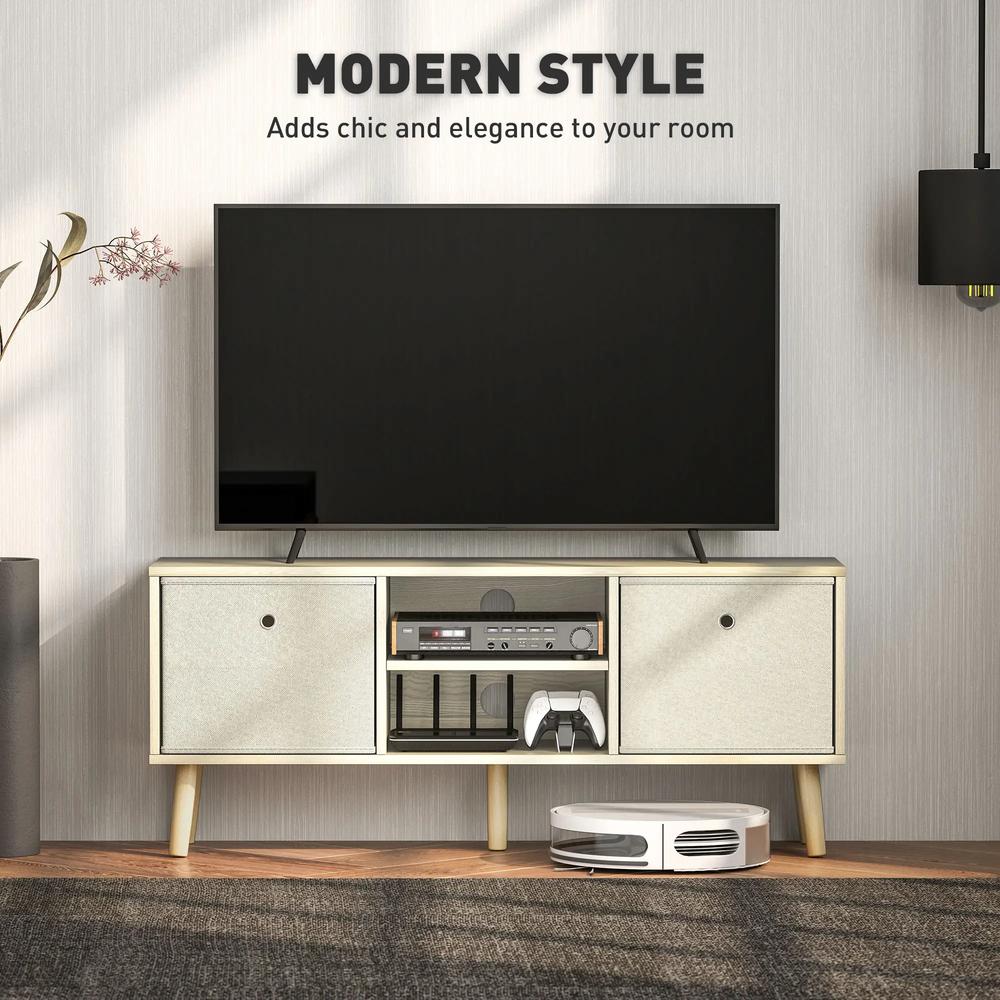 HOMCOM TV Cabinet Stand Unit for TVs up to 50'' with Foldable Drawers, Entertainment Centre for Living Room Additional View 15