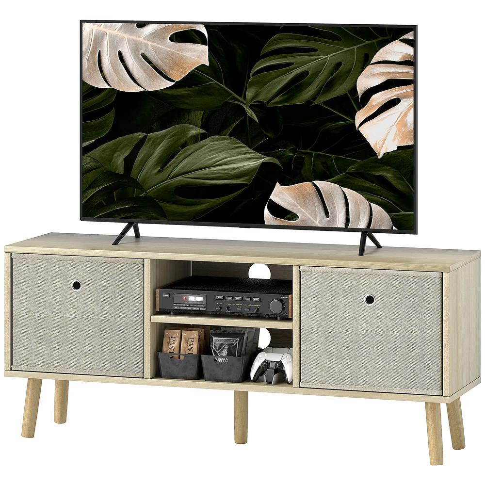 HOMCOM TV Cabinet Stand Unit for TVs up to 50'' with Foldable Drawers, Entertainment Centre for Living Room Additional View 22