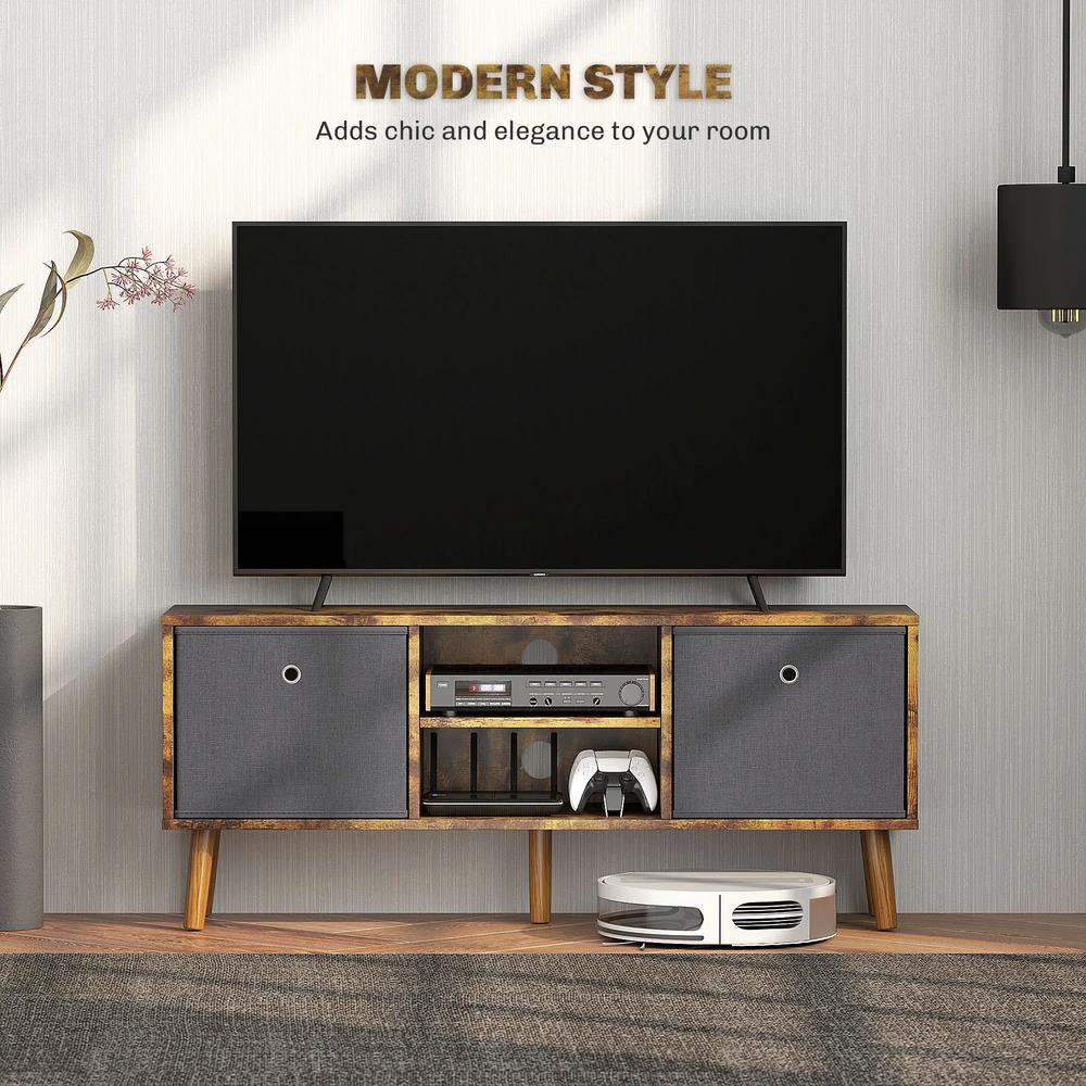 HOMCOM TV Cabinet Stand Unit for TVs up to 50'' with Foldable Drawers, Entertainment Centre for Living Room Additional View 26