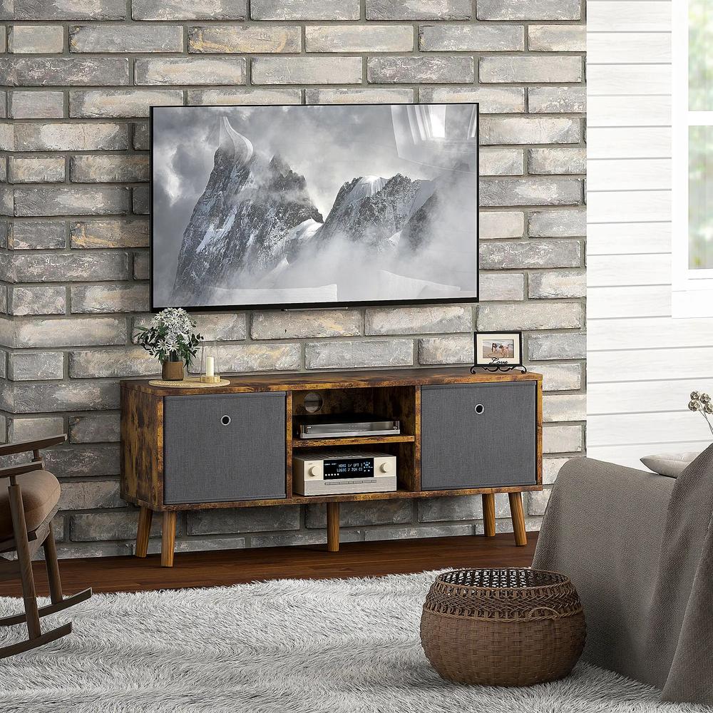 HOMCOM TV Cabinet Stand Unit for TVs up to 50'' with Foldable Drawers, Entertainment Centre for Living Room Additional View 32