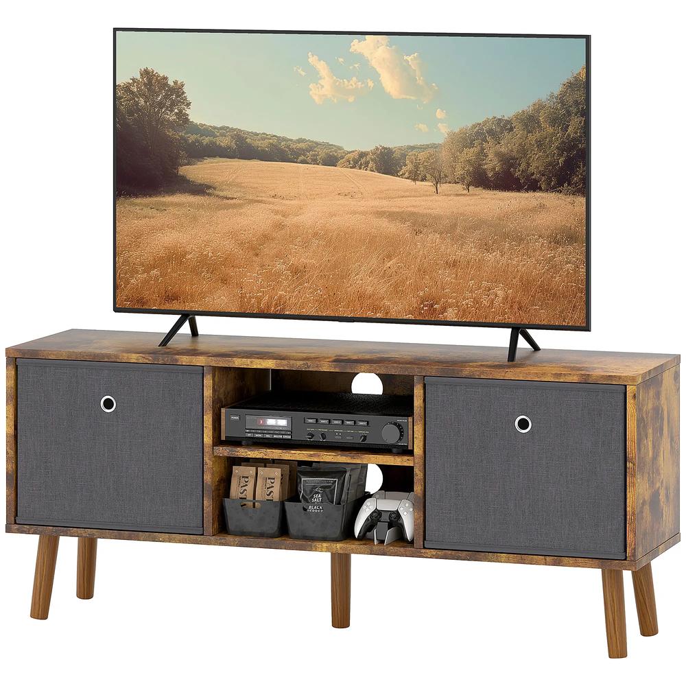 HOMCOM TV Cabinet Stand Unit for TVs up to 50'' with Foldable Drawers, Entertainment Centre for Living Room Additional View 33