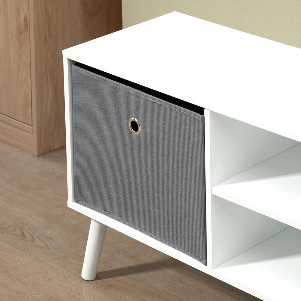 HOMCOM TV Cabinet Stand Unit for TVs up to 50'' with Foldable Drawers, Entertainment Centre for Living Room Additional View 42