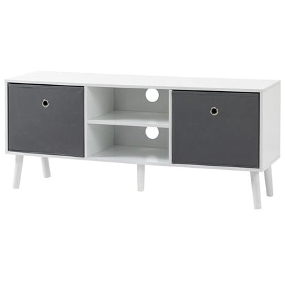 HOMCOM TV Cabinet Stand Unit for TVs up to 50'' with Foldable Drawers, Entertainment Centre for Living Room Additional View 43