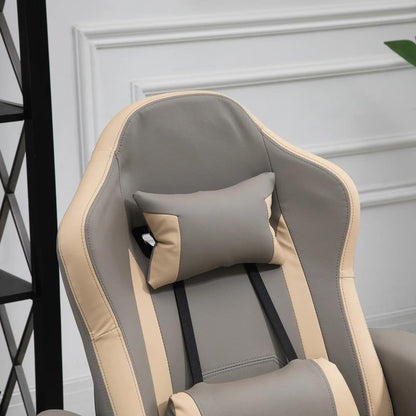 HOMCOM Manual Recliner Armchair PU Leather Lounge Chair w Adjustable Leg Rest, 135&deg; Reclining Function, 360&deg; Swivel Additional View 19