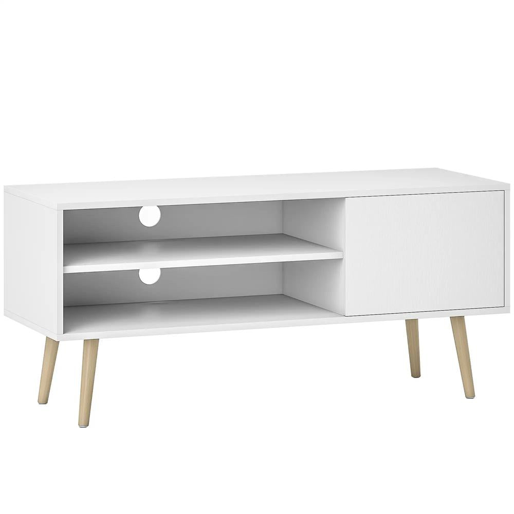 HOMCOM TV Stand up to 55 Inches, TV Unit with Open Shelves and Cable Holes Additional View 12