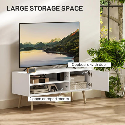 HOMCOM TV Stand up to 55 Inches, TV Unit with Open Shelves and Cable Holes Additional View 15