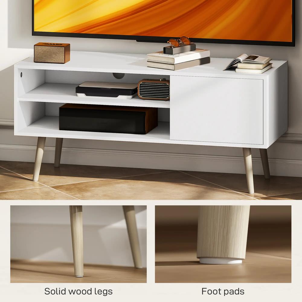 HOMCOM TV Stand up to 55 Inches, TV Unit with Open Shelves and Cable Holes Additional View 17