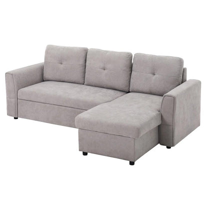 HOMCOM 3 Seater Sofa Bed, Pull Out Sofa Bed with Storage for Living Room Additional View 25