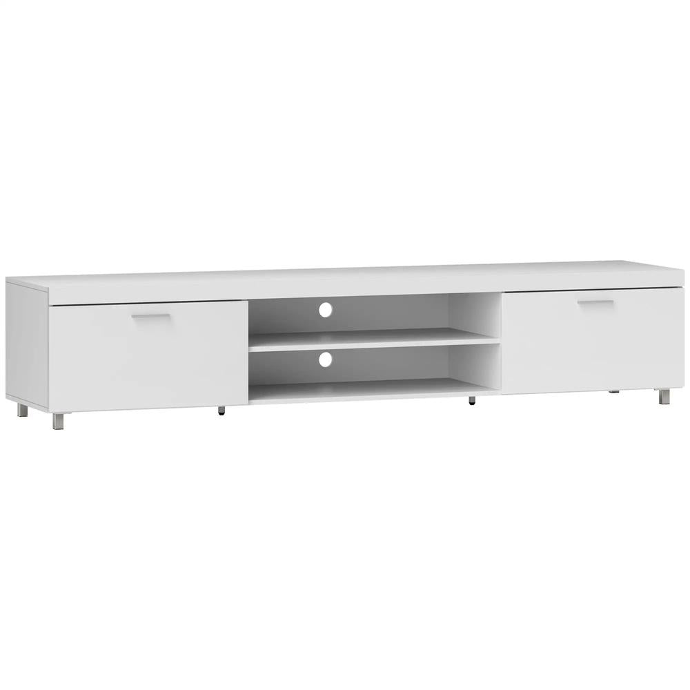 HOMCOM Modern TV unit Cabinet Entertainment Centre for TVs up to 90" w/ Cabinet Shelf for Living room Bedroom Additional View 11