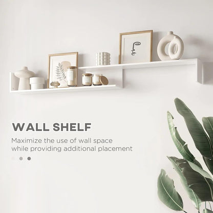 HOMCOM TV Cabinet with Wall Shelf for Wall-Mounted 65" TVs or Standing 40" TVs Additional View 6