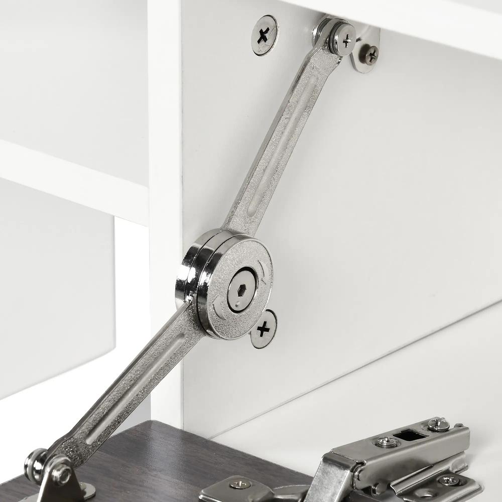 HOMCOM TV Cabinet with Wall Shelf for Wall-Mounted 65" TVs or Standing 40" TVs Additional View 8