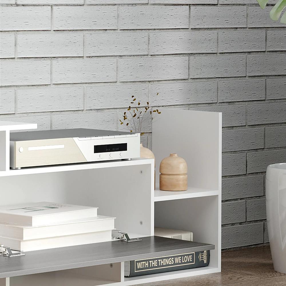 HOMCOM TV Cabinet with Wall Shelf for Wall-Mounted 65" TVs or Standing 40" TVs Additional View 9