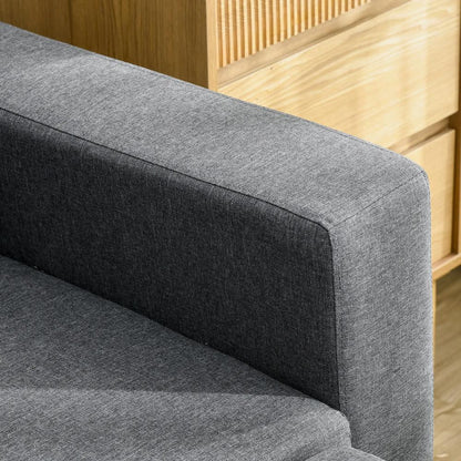 HOMCOM 3 Seater Sofa Bed with Storage, Delivered to Your Home for Free, Dark Grey Additional View 8