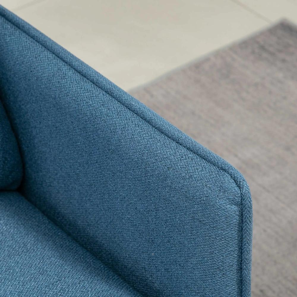 HOMCOM Modern Two Seater Sofa, Button Tufted Loveseat with Cushions and Steel Legs for Living Room, Guest Room Additional View 8