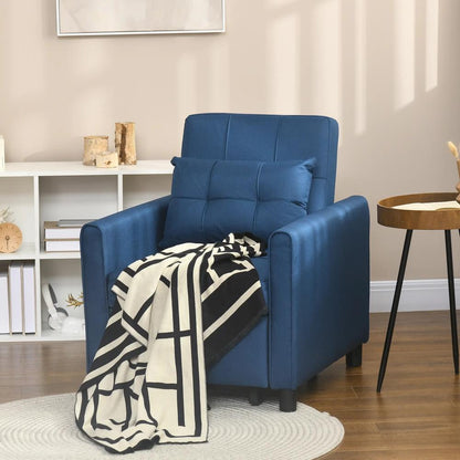 HOMCOM Linen-Look Single Chair Bed Additional View 24
