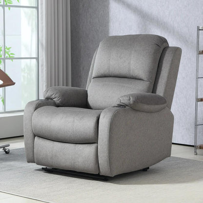 HOMCOM Microfibre Manual Reclining Armchair, with Footrest Additional View 18