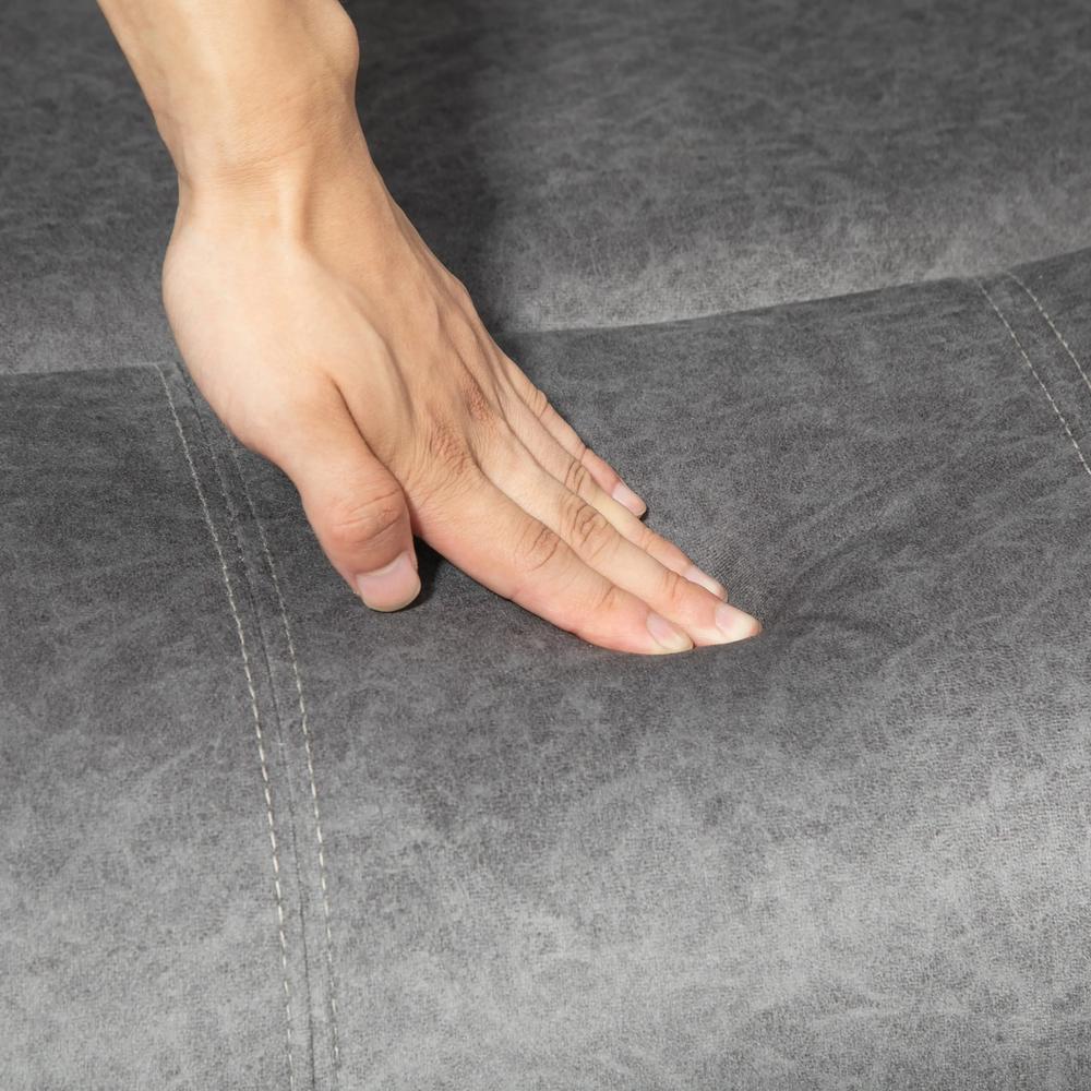 HOMCOM Microfibre Manual Reclining Armchair, with Footrest Additional View 22