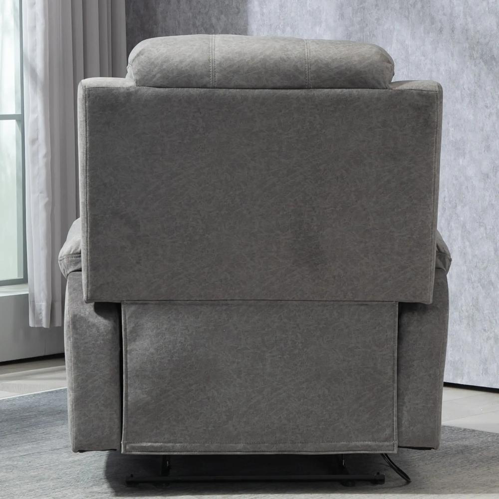 HOMCOM Microfibre Manual Reclining Armchair, with Footrest Additional View 23