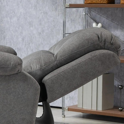 HOMCOM Microfibre Manual Reclining Armchair, with Footrest Additional View 24