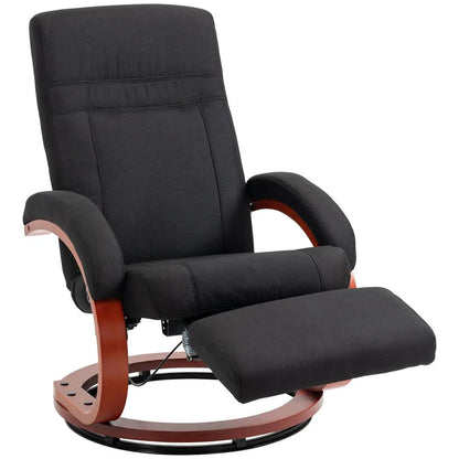 HOMCOM 135&deg; Manual Reclining Swivel Chair, with Footrest Additional View 11