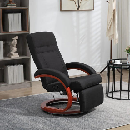HOMCOM 135&deg; Manual Reclining Swivel Chair, with Footrest Additional View 10