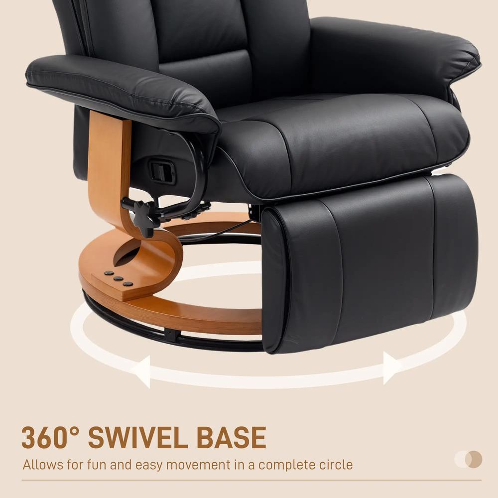 HOMCOM Faux Leather Recliner Chair Additional View 6