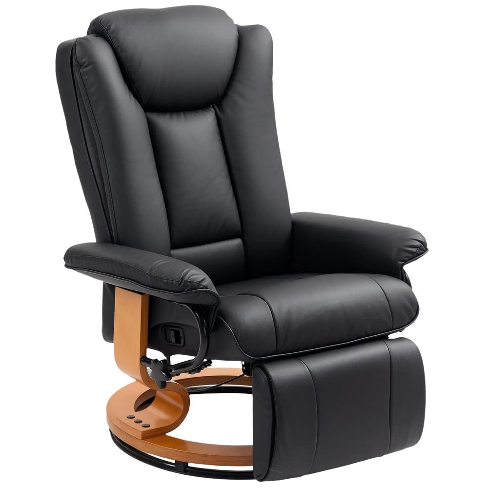 HOMCOM Faux Leather Recliner Chair