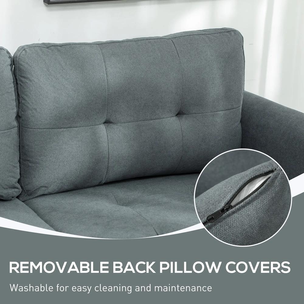 HOMCOM 'L' Shape Modular Sofa, with Storage Additional View 18