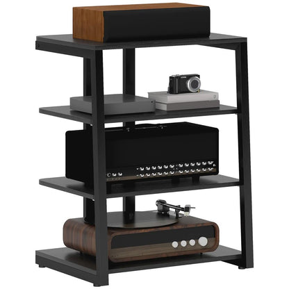 HOMCOM HiFi Stand, with Four Storage Shelves Additional View 12