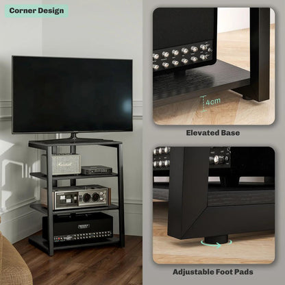 HOMCOM HiFi Stand, with Four Storage Shelves Additional View 18